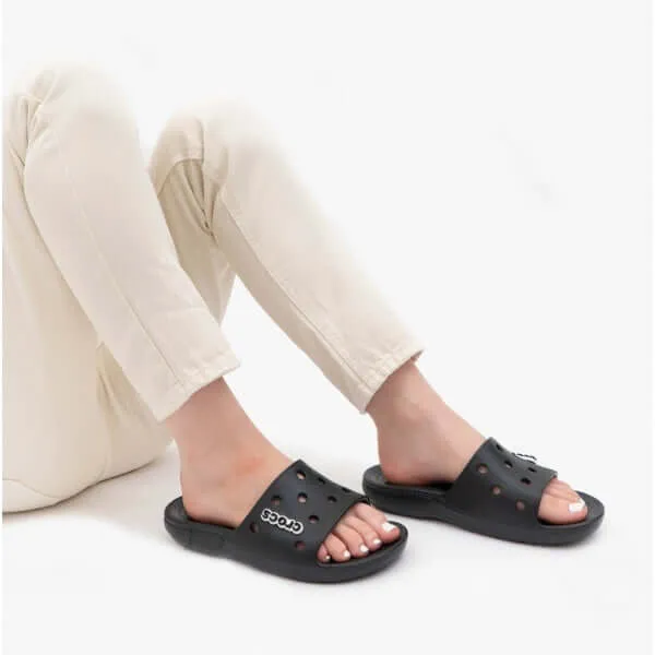 206121-001 CLASSIC SLIDE Unisex Mule Sandals Black