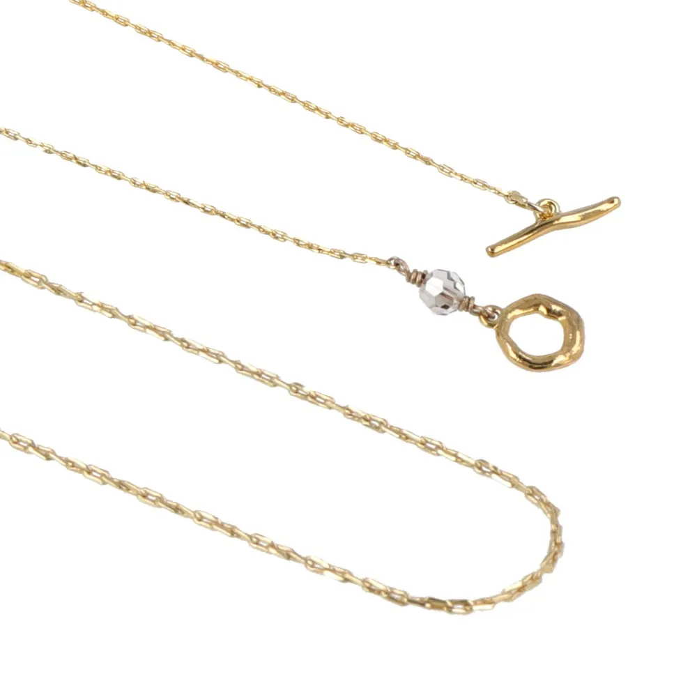 22K Gold Plated Cable Chain Necklace