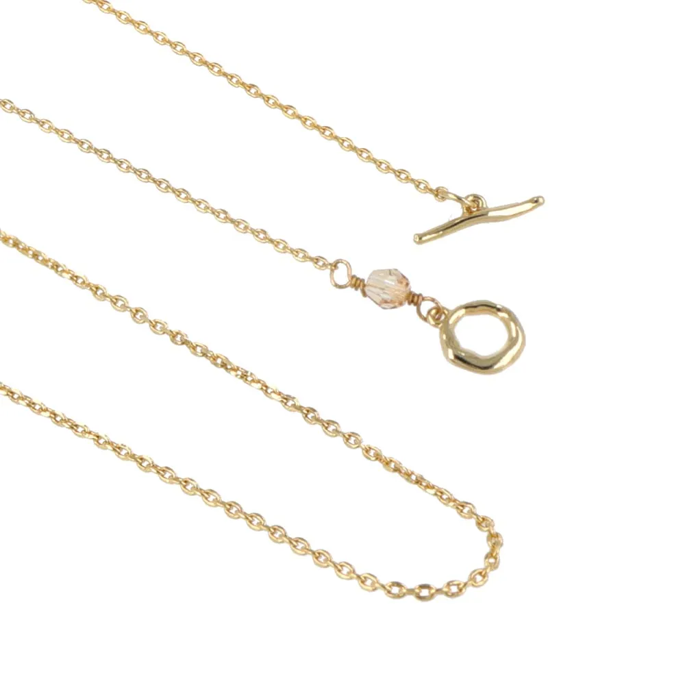 22K Gold Plated Thin Chain Necklace