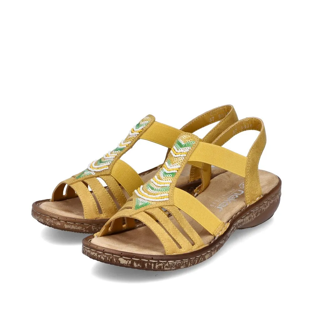 62808-68 Yellow Multi Slip On