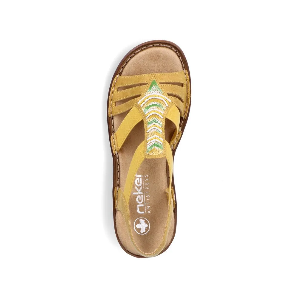 62808-68 Yellow Multi Slip On