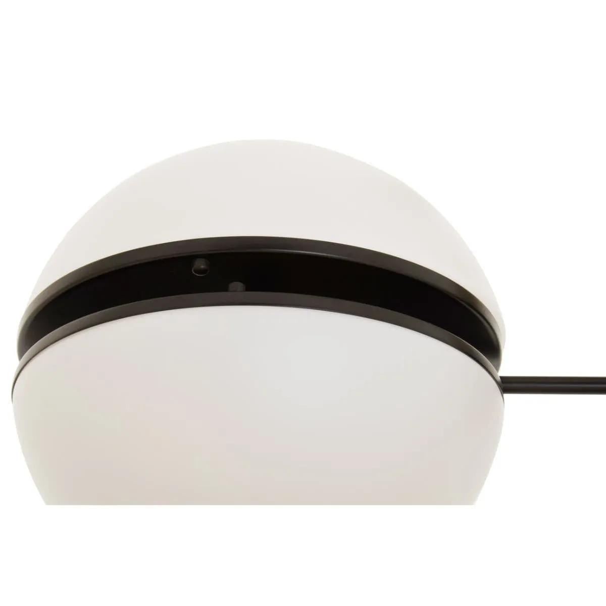 Abira Matte Black Ball Wall Light