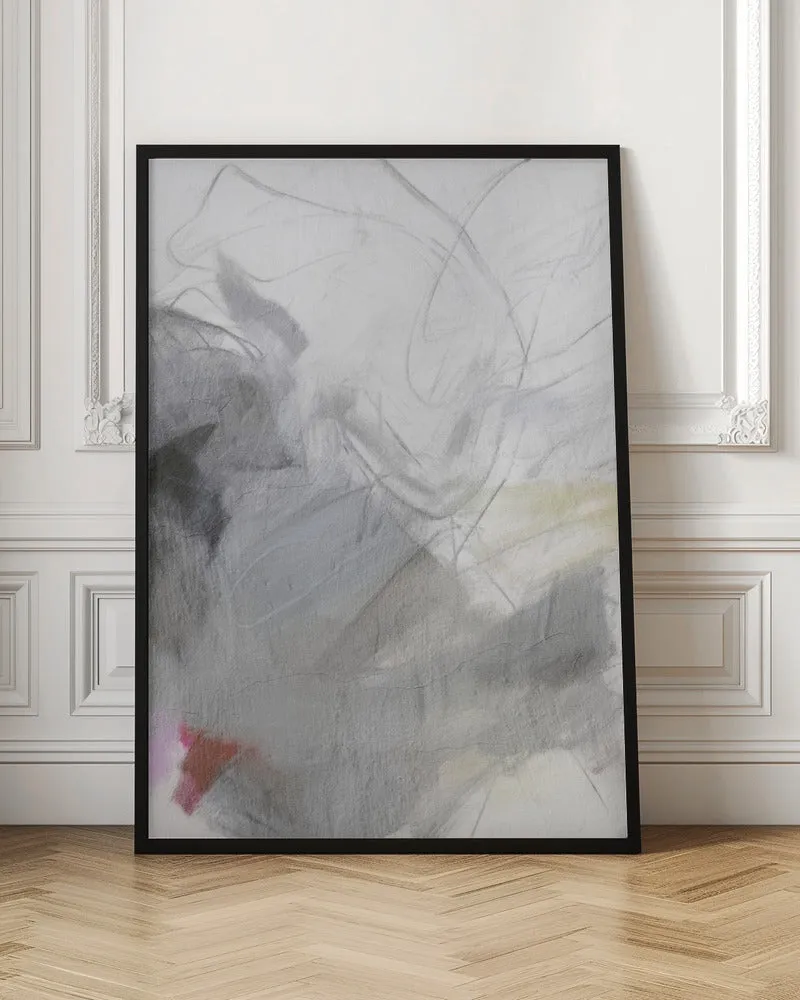 Action painting I - Stretched Canvas, Poster or Fine Art Print