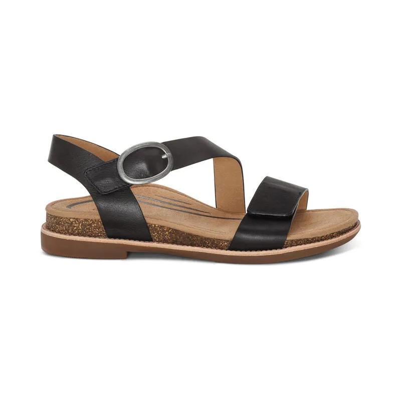 Aetrex Tamara Black Women's Sandal