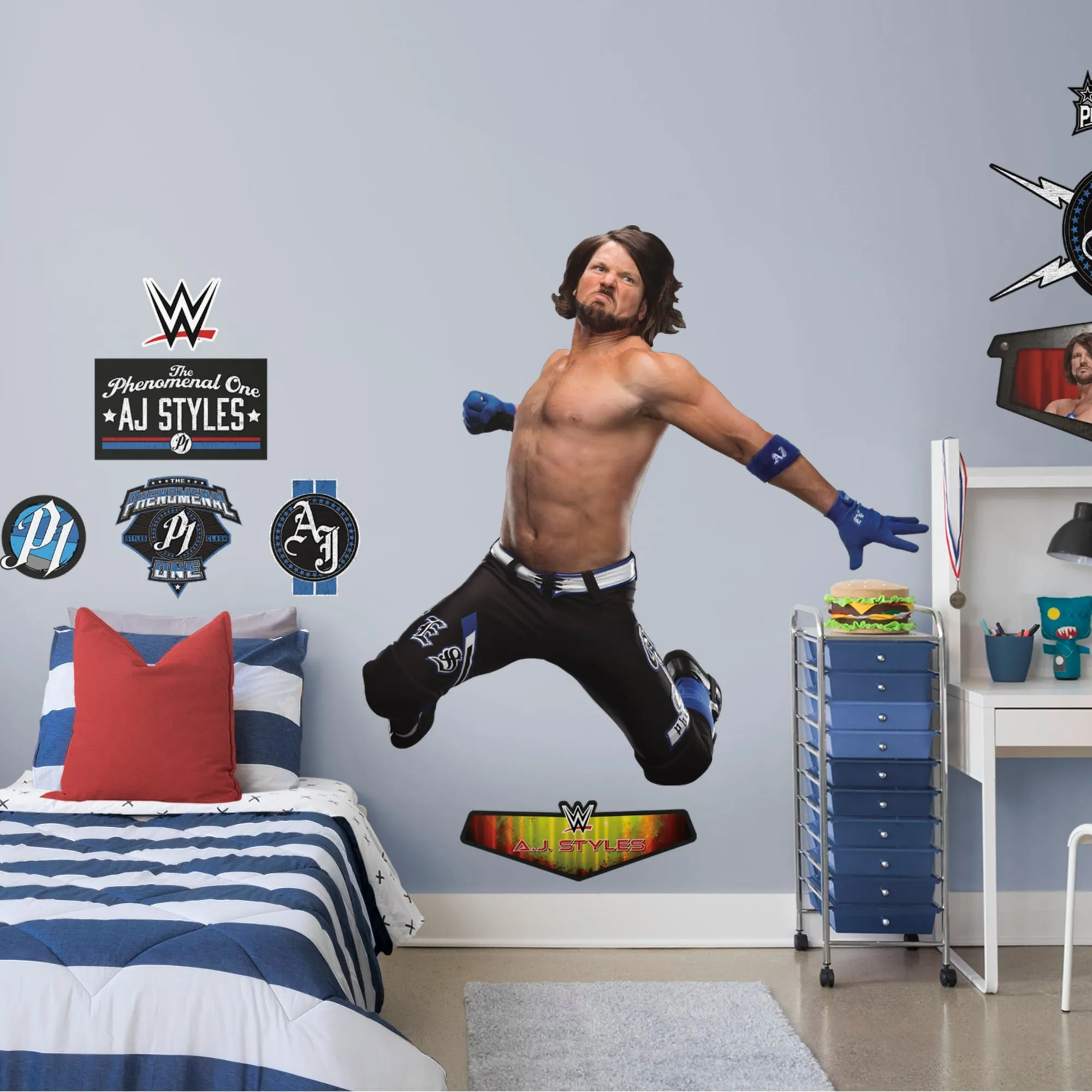 AJ Styles: Attack - Officially Licensed Removable Wall Decal