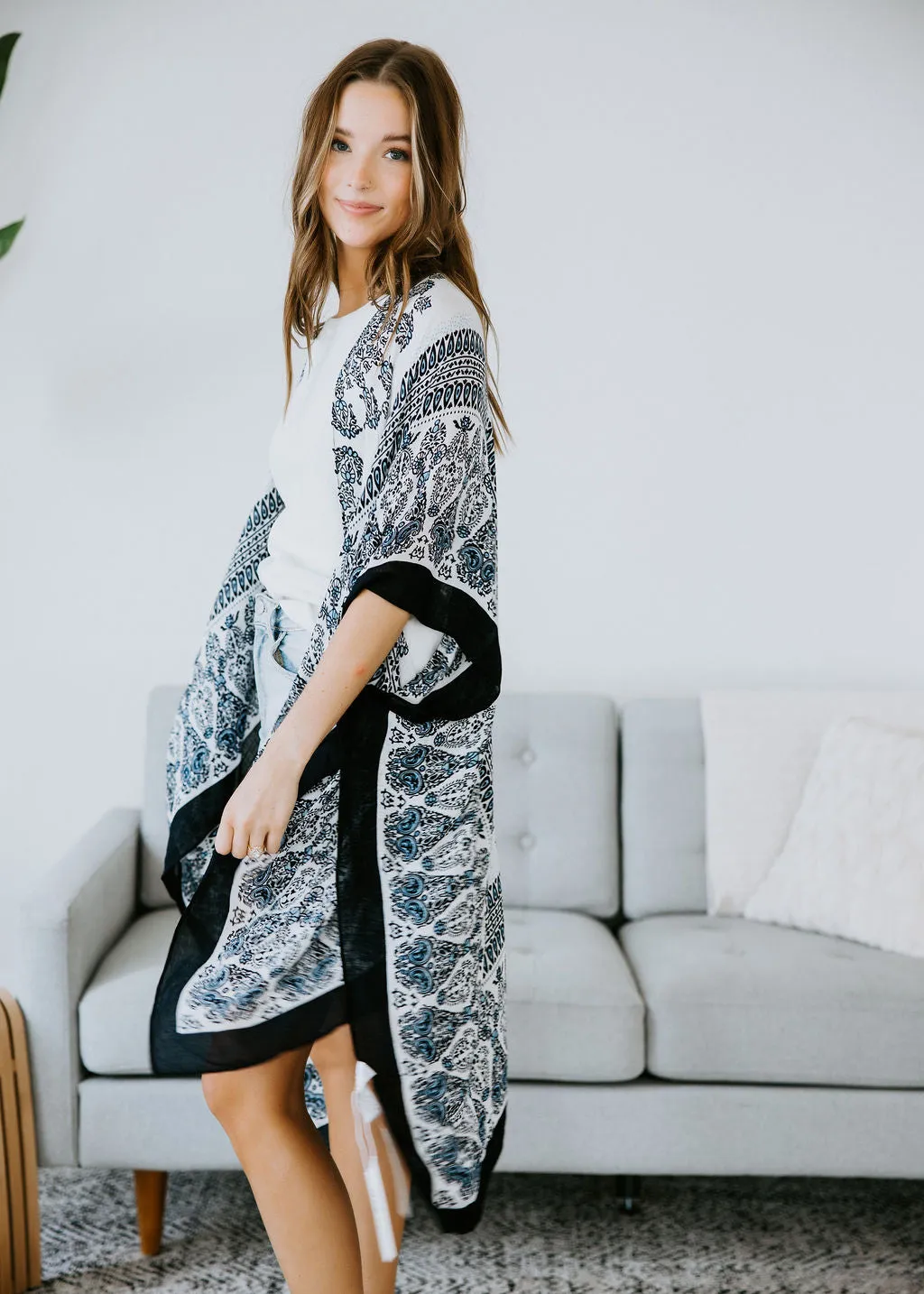 Alma Printed Kimono