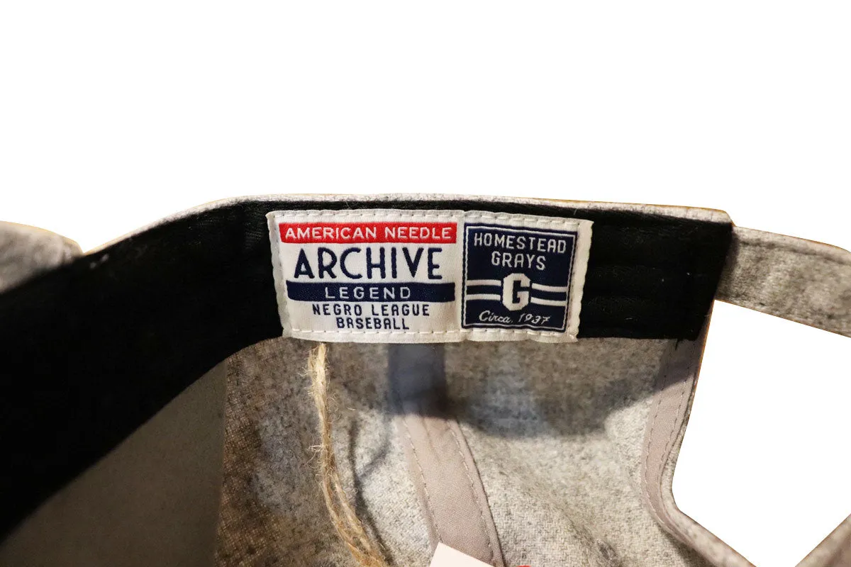 AMERICAN NEEDLE ARCHIVE LEGEND HOMESTEAD GRAYS【SMU670A-HOG】