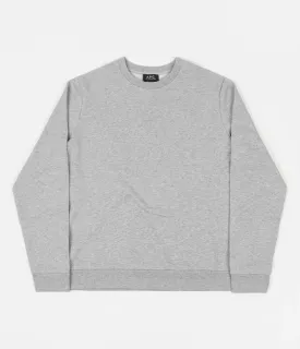 A.P.C. Dan Crewneck Sweatshirt - Heather Grey