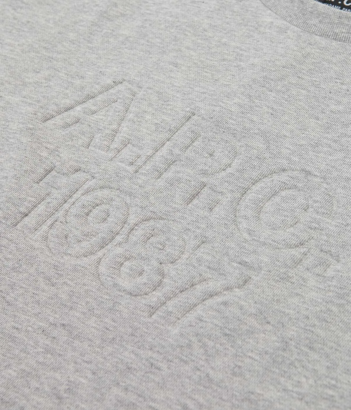 A.P.C. Dan Crewneck Sweatshirt - Heather Grey