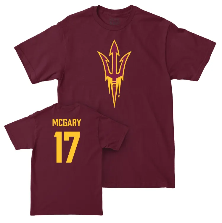 Arizona State Baseball Maroon Legacy Tee - Ky McGary