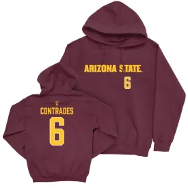 Arizona State Baseball Maroon Sideline Hoodie - Nu'u Contrades