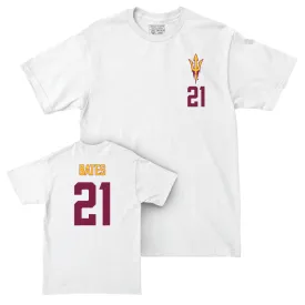 Arizona State Baseball White Logo Comfort Colors Tee  - Camden Bates