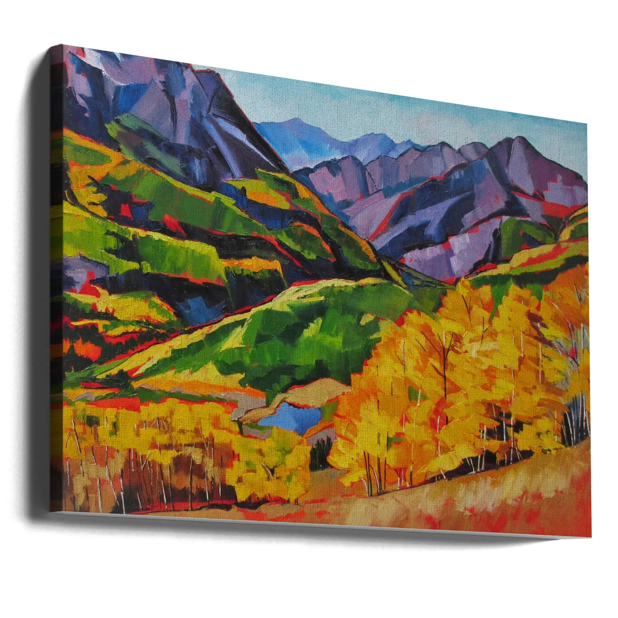 Autumn In the Mountan - Stretched Canvas, Poster or Fine Art Print