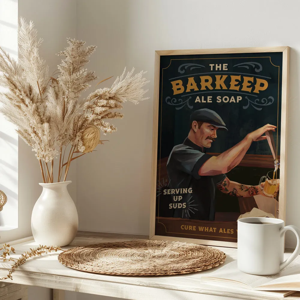 Barkeep Soap Poster 20x30 - Stretched Canvas, Poster or Fine Art Print