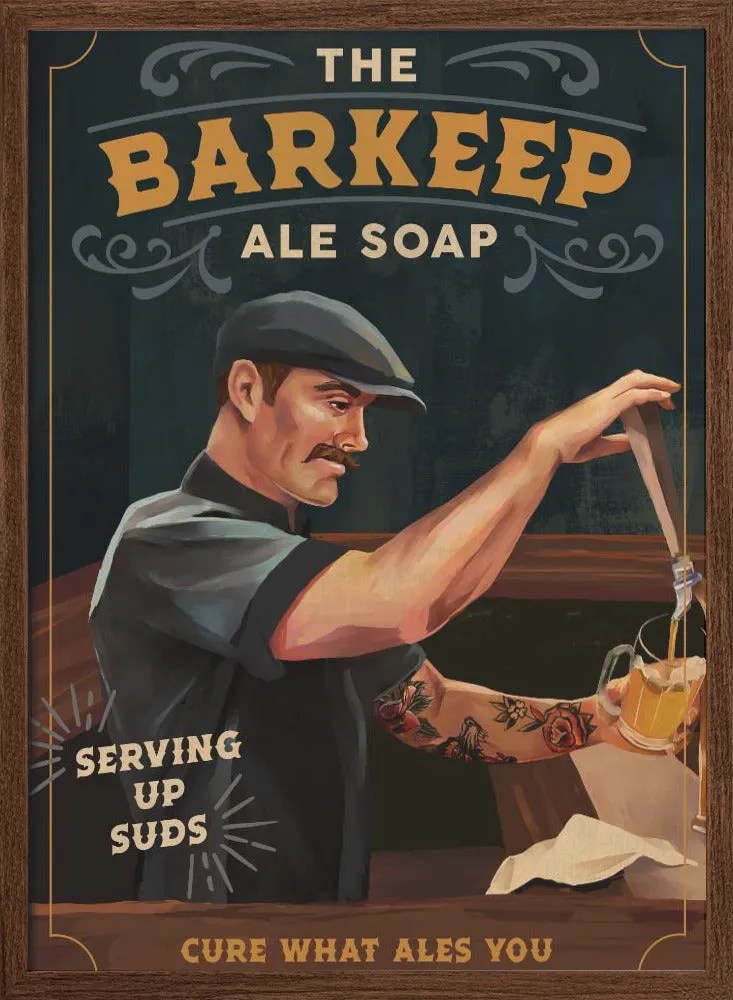 Barkeep Soap Poster 20x30 - Stretched Canvas, Poster or Fine Art Print