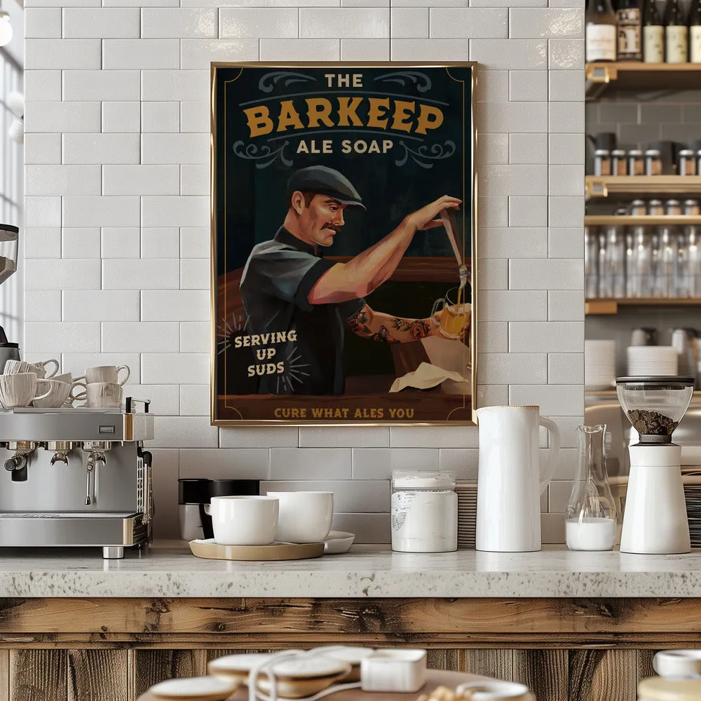 Barkeep Soap Poster 20x30 - Stretched Canvas, Poster or Fine Art Print