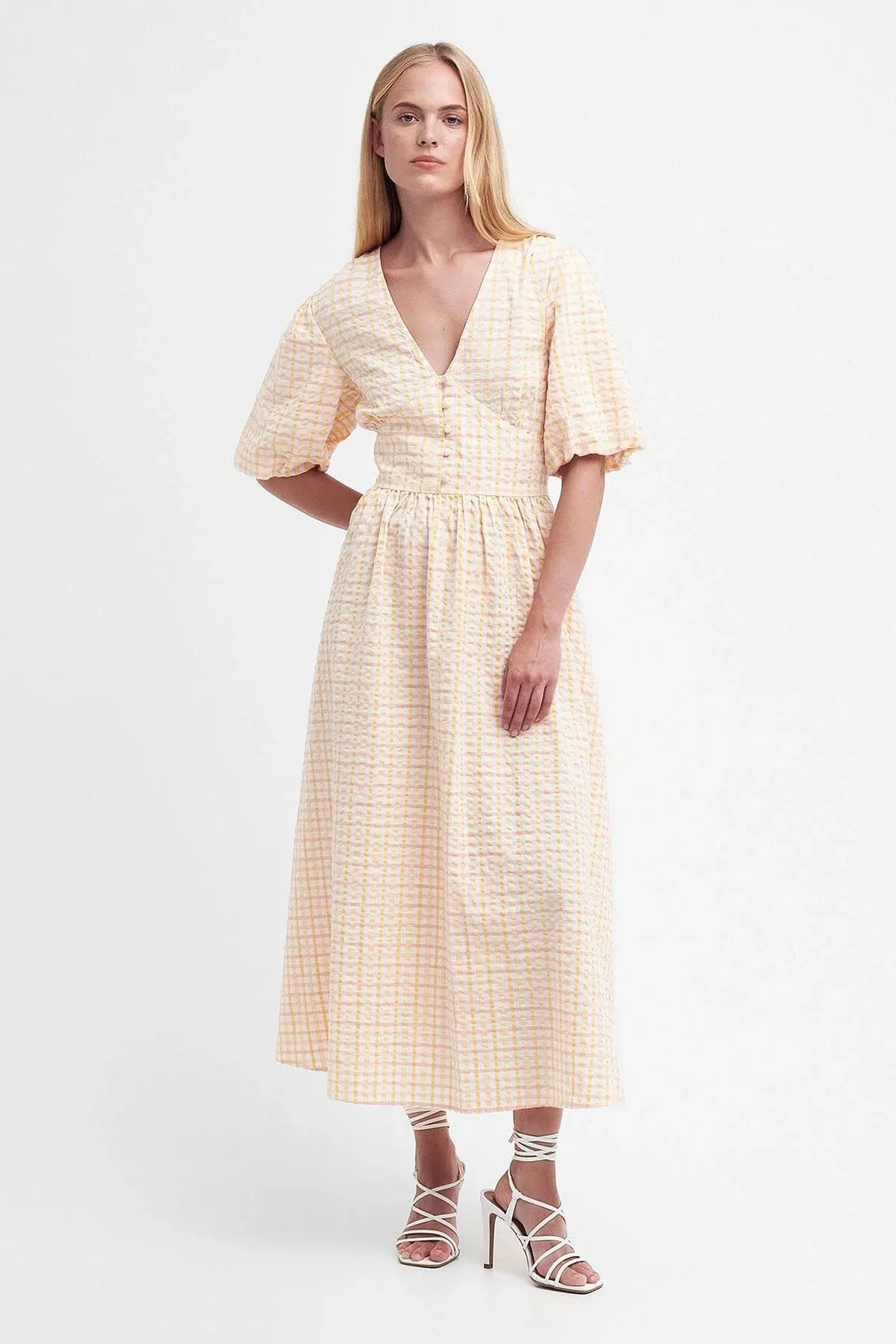 Belmont Gingham Midi Dress