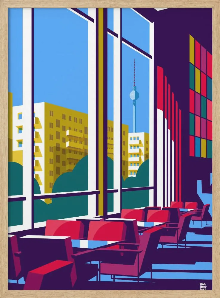 Berlin Kino International - Stretched Canvas, Poster or Fine Art Print