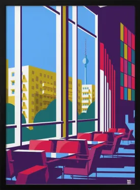 Berlin Kino International - Stretched Canvas, Poster or Fine Art Print