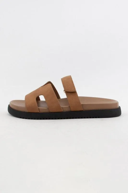 Bianca Platform Slide Sandal