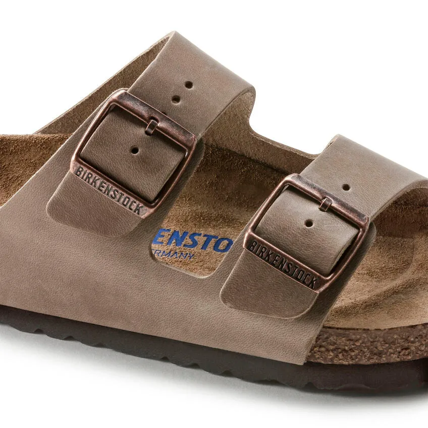 BIRKENSTOCK ARIZONA TOBACCO OILED LEATHER Narrow