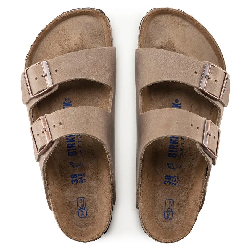 BIRKENSTOCK ARIZONA TOBACCO OILED LEATHER Narrow