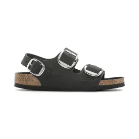 BIRKENSTOCK MILANO BIG BUCKLE BLACK - WOMENS