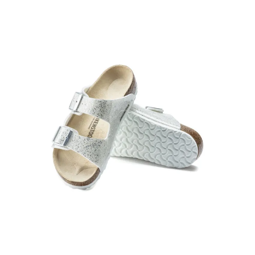 BIRKENSTOCK SANDALO ARIZONA 1022230 GLITTER BIANCO