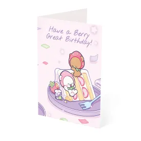 Birthday Card - Berry Cake