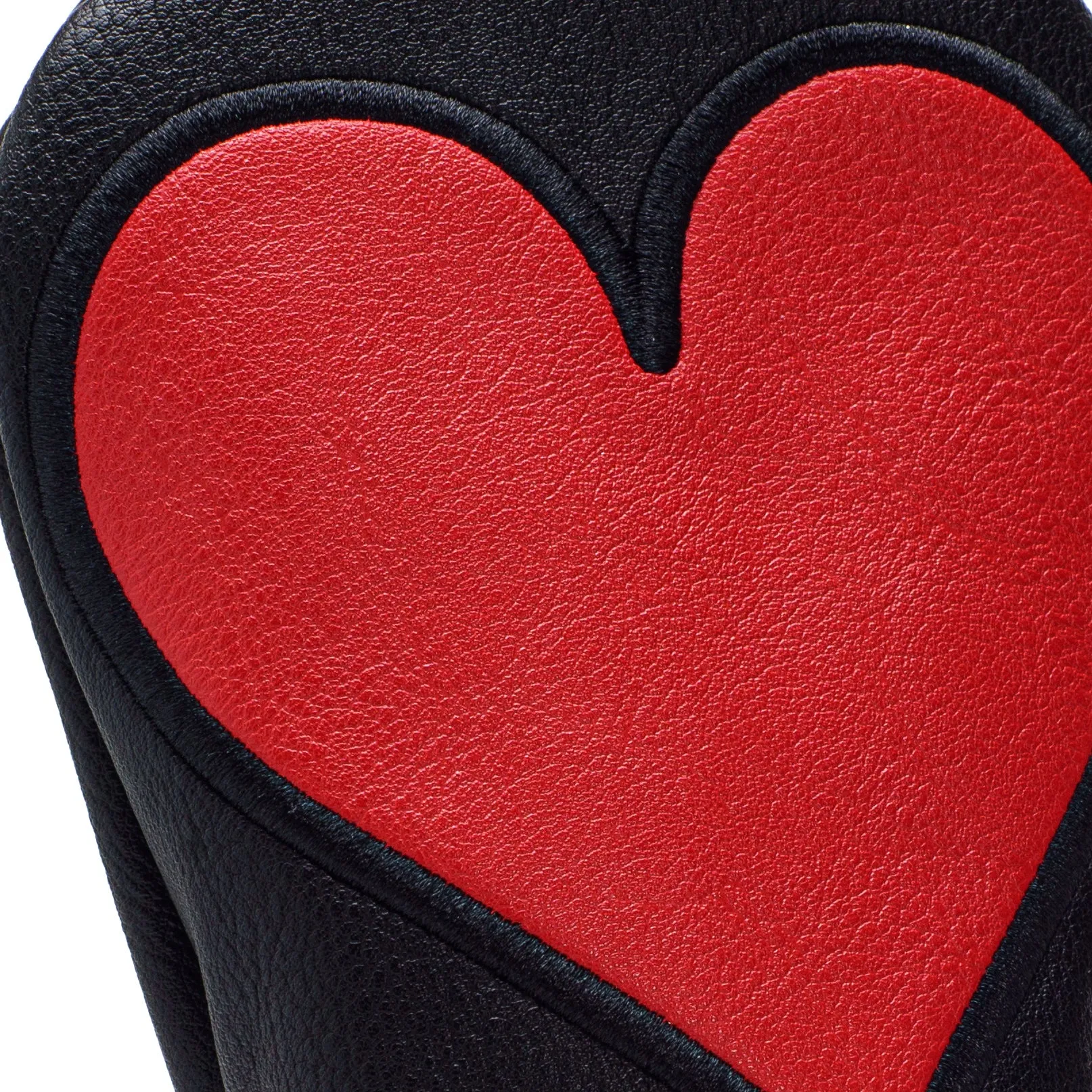 Black Playing Card Hearts Golf Fairway Wood Head cover