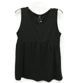 Black Top Sleeveless By emery rose, Size: L