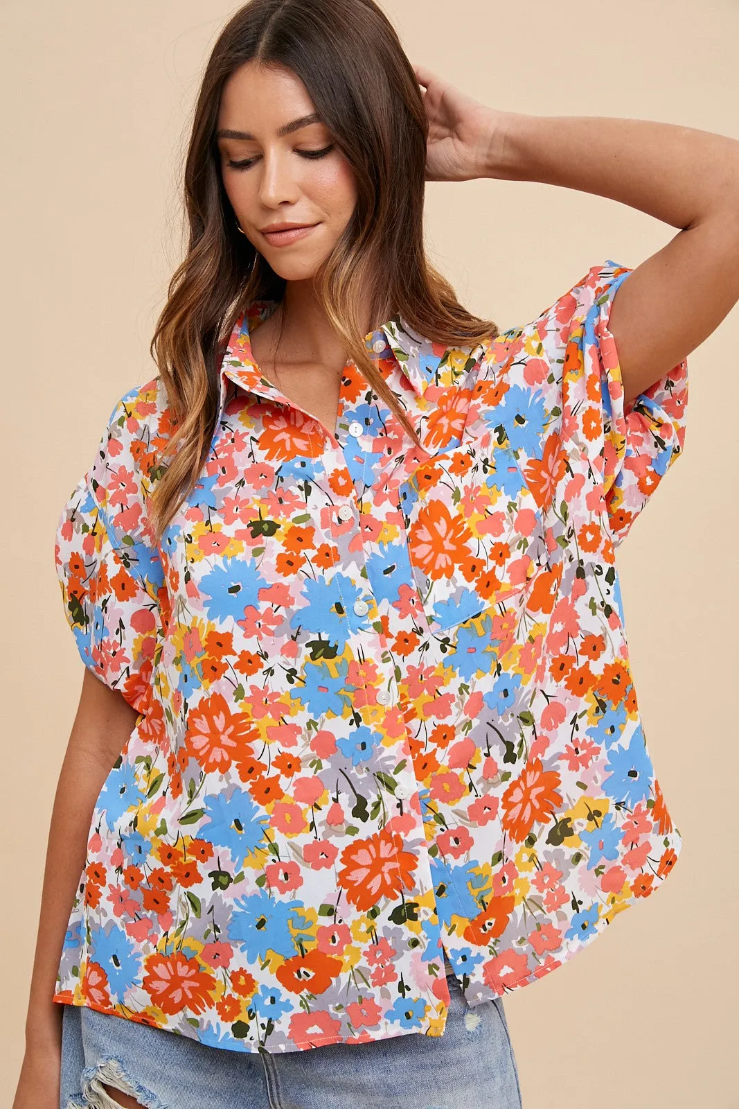 'Blooming Hues' Top