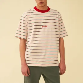 bound 'Light Pink' Stripe Tee