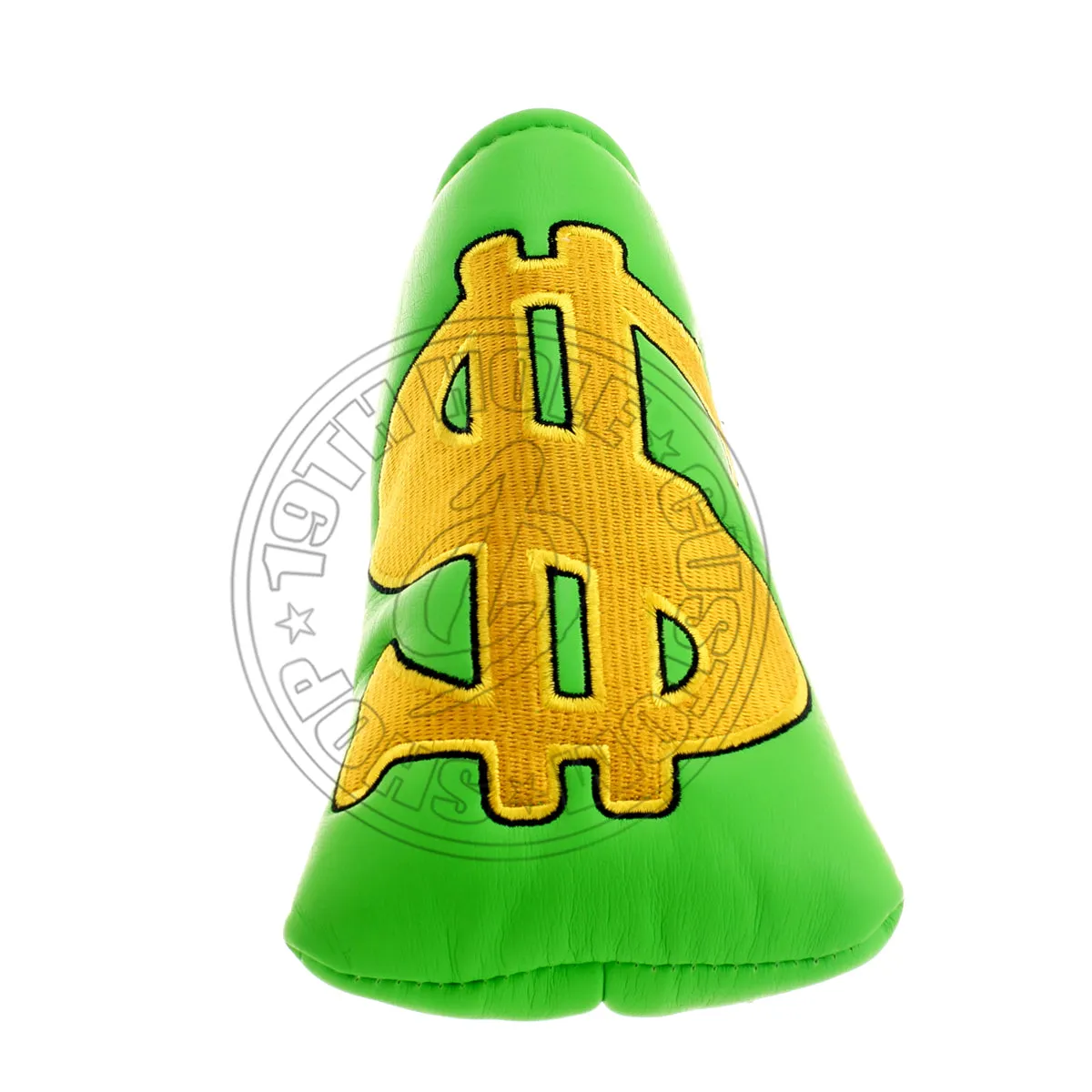 Cash is King Head cover for Blade Putter, Green