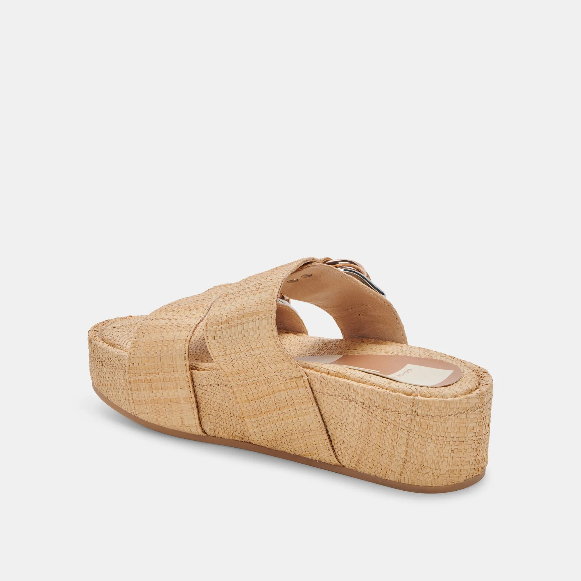 CICI SANDALS LT NATURAL RAFFIA - re:vita