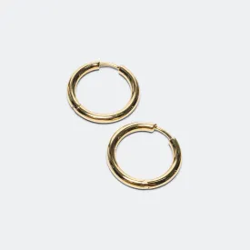 Classic Hoops Medium - 18K Gold/925 Silver