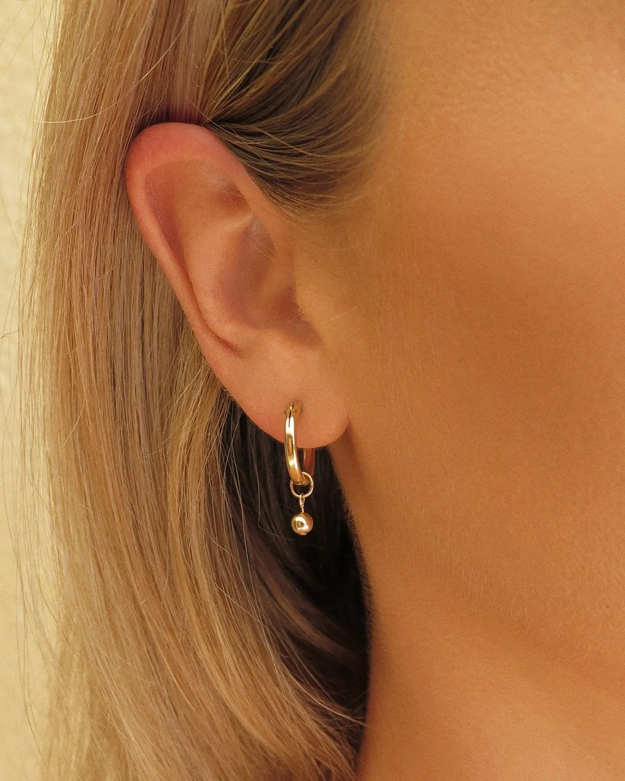 Classic Thick Hoop Earrings