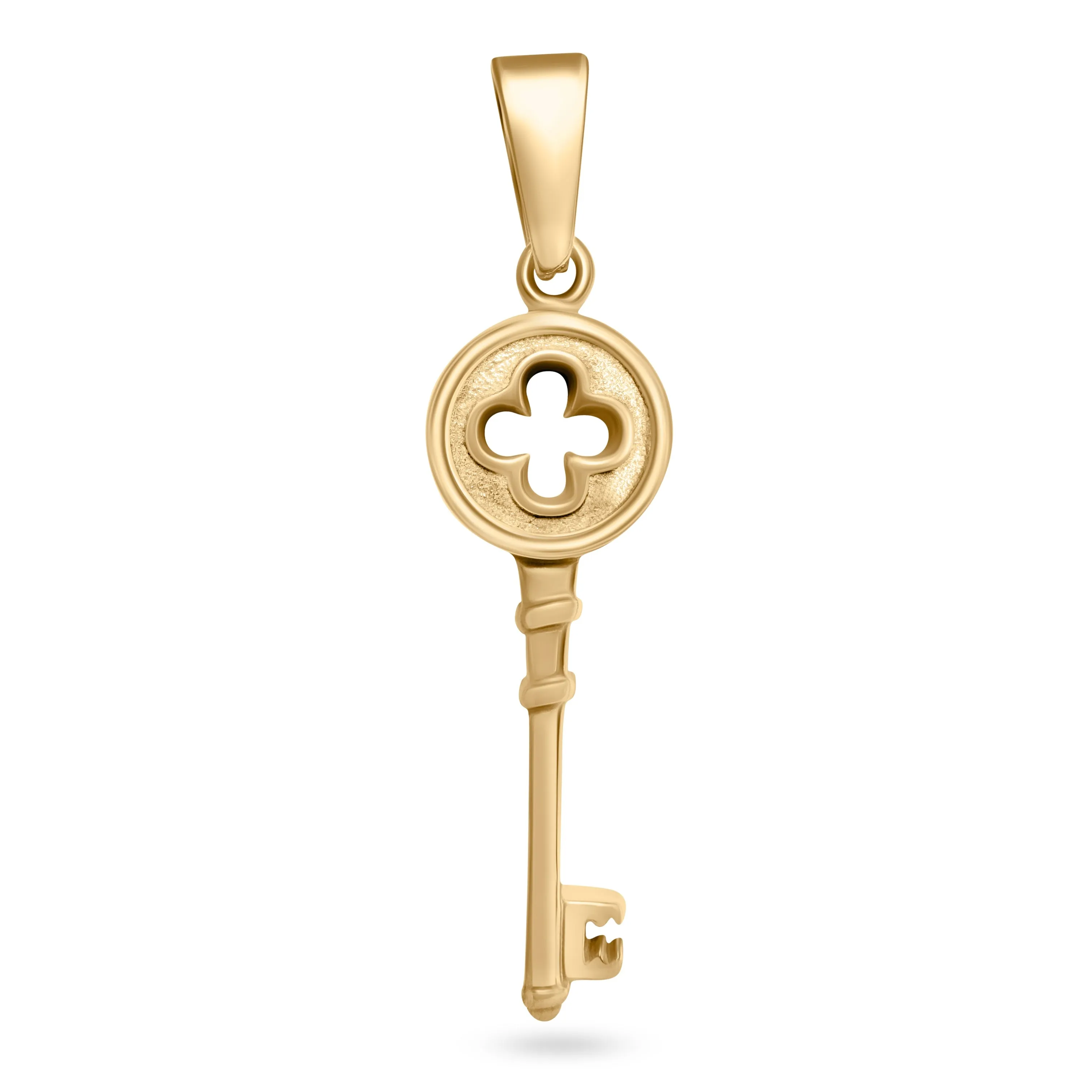 Clover Key Charm