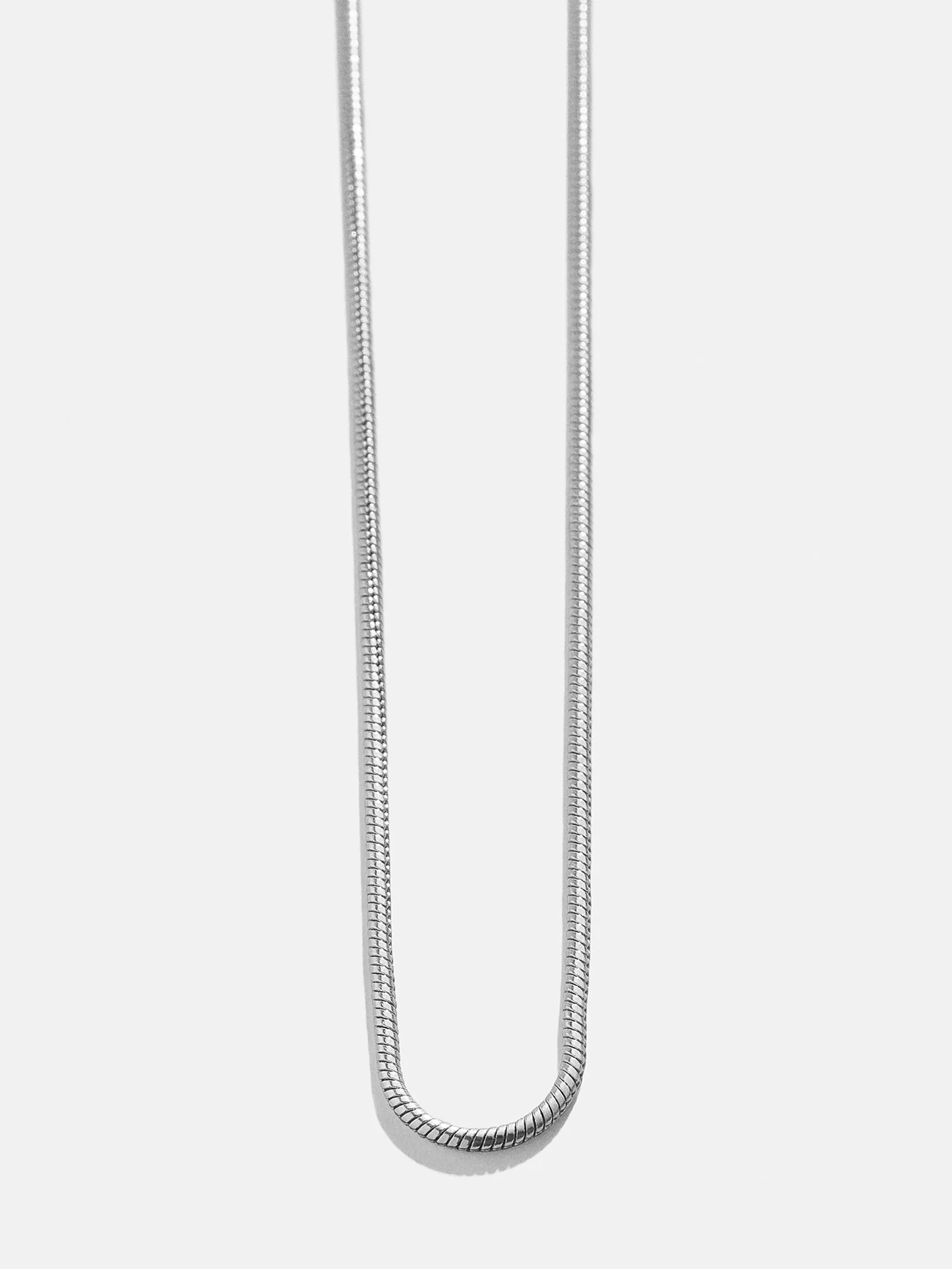 Cluster Charm Necklace Chain - Silver