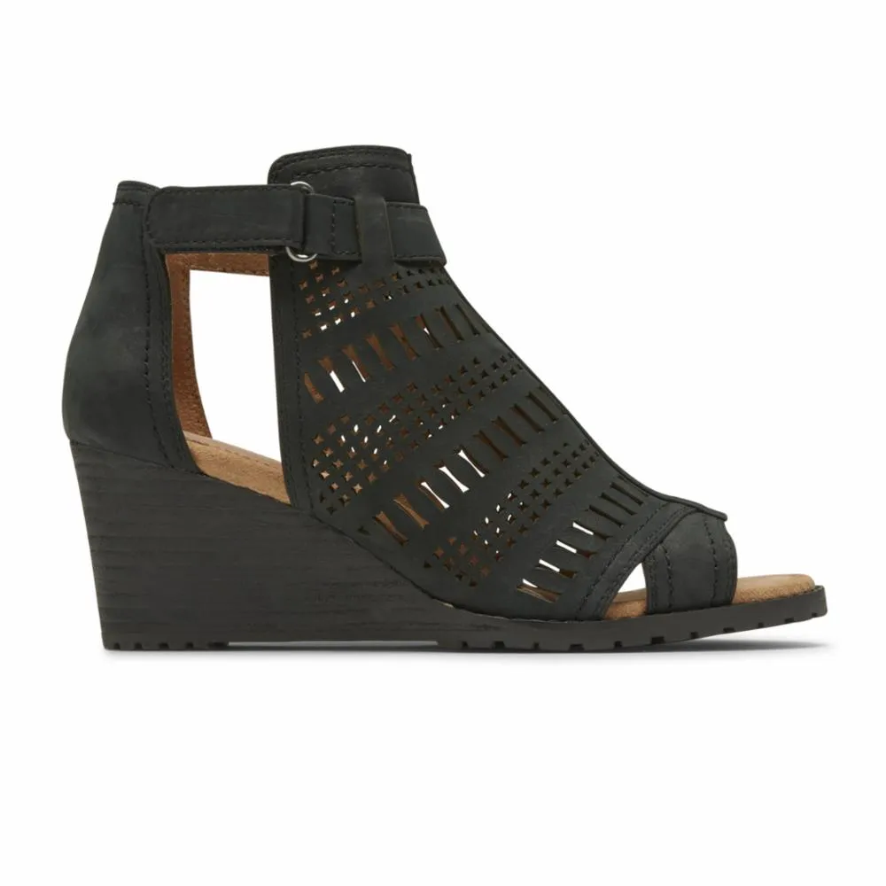 Cobb Hill LUCINDA STRAP BOOTIE BLACK