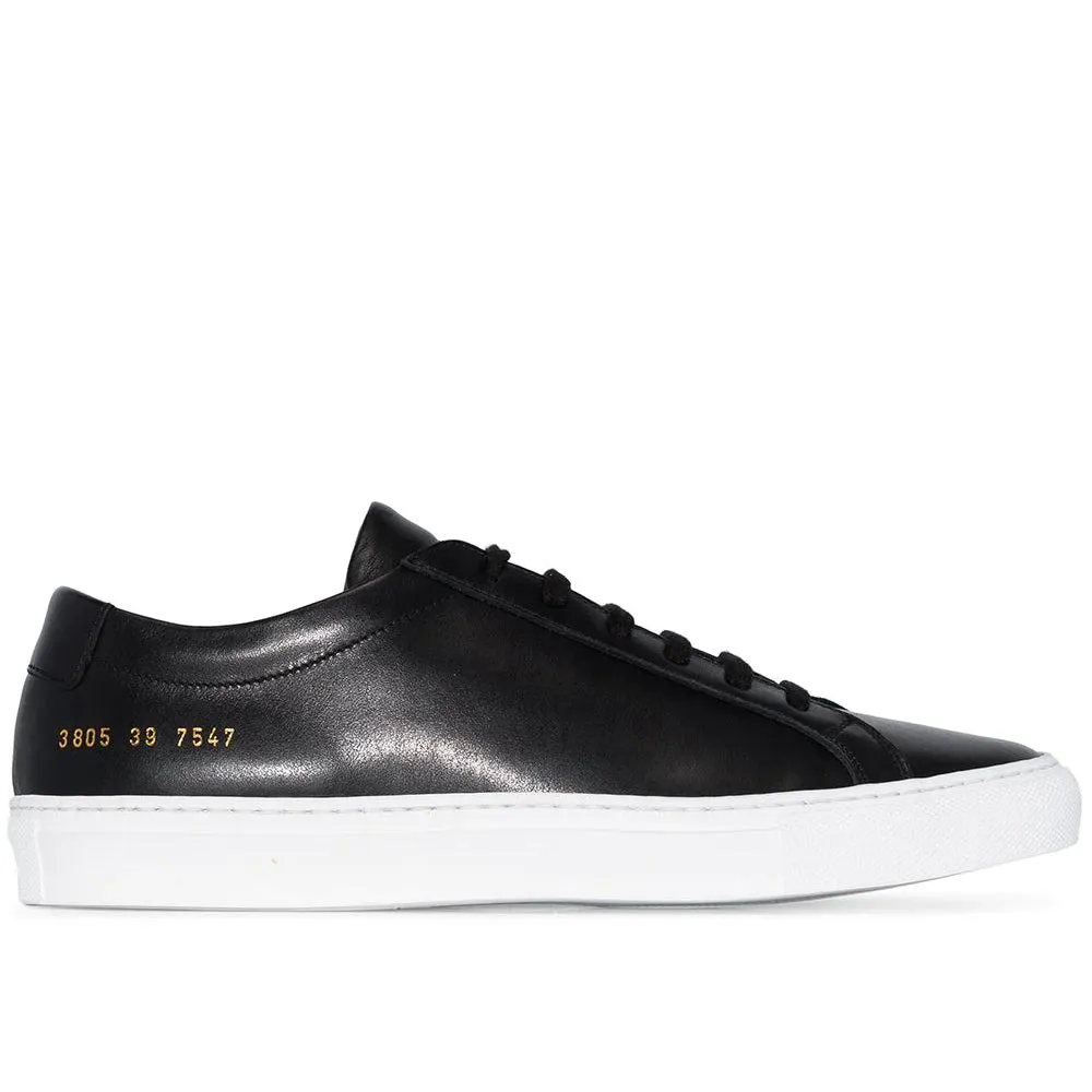 Common Projects Original Achilles Leather Trainers Low White SoleBlack