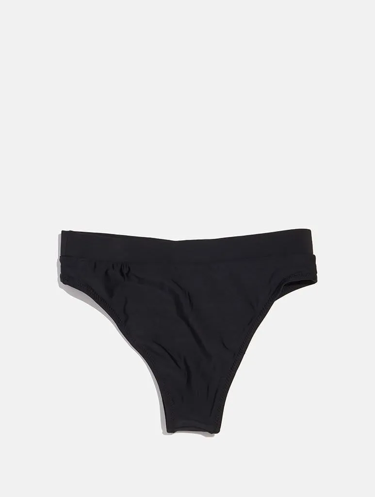 Corsica Black Bikini Bottoms