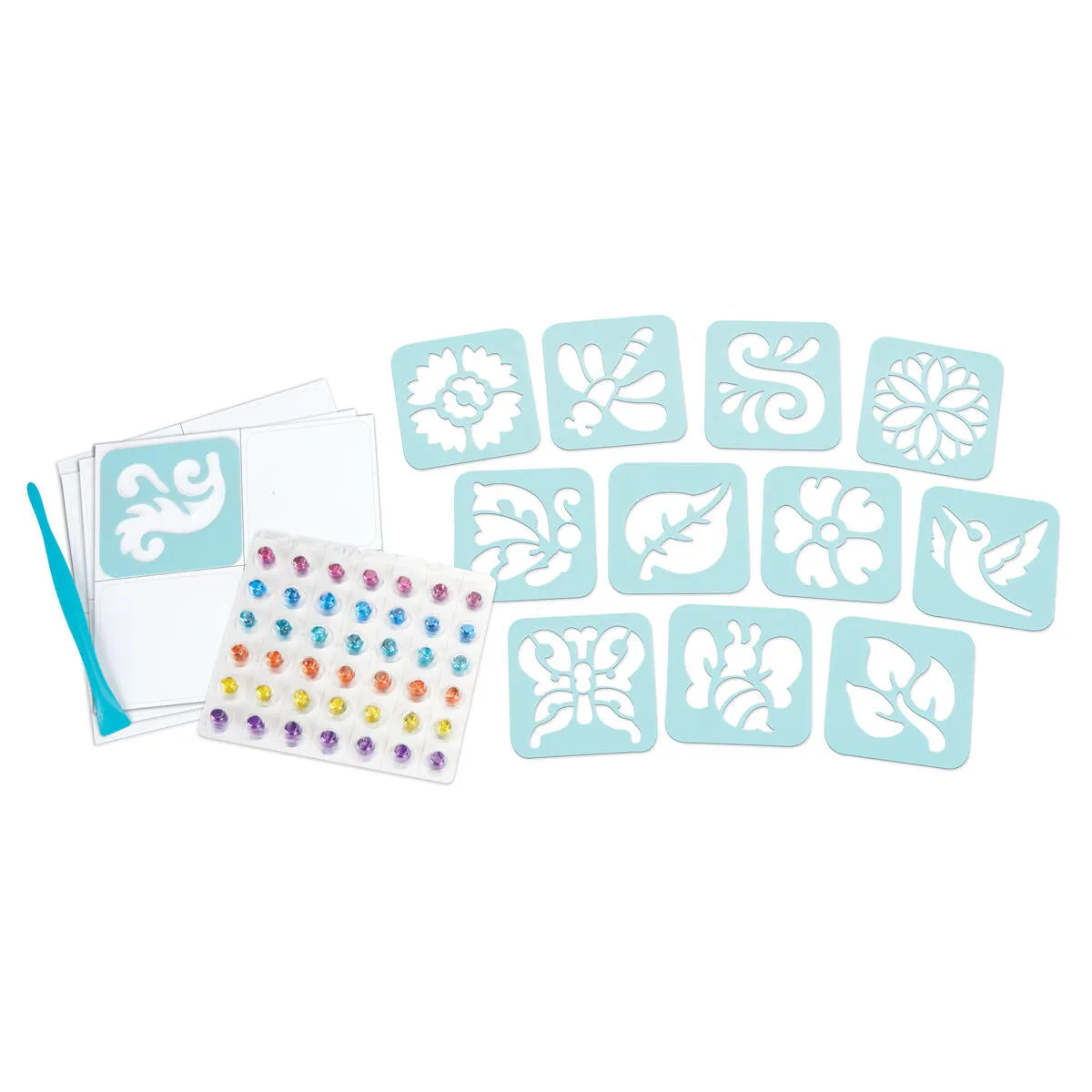 Crayola Glitter Dots Stencil Stickers