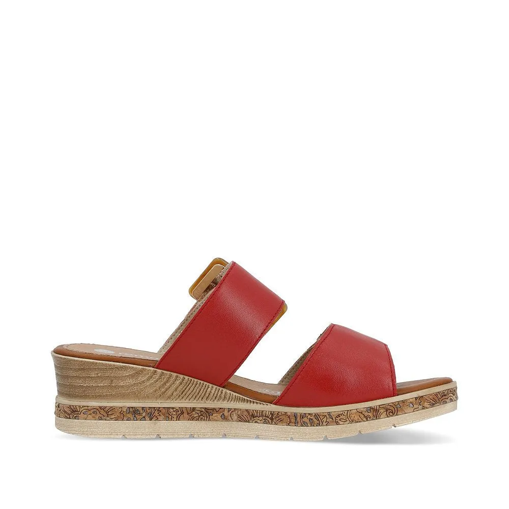 D3068-33 Two Strap Slide Red