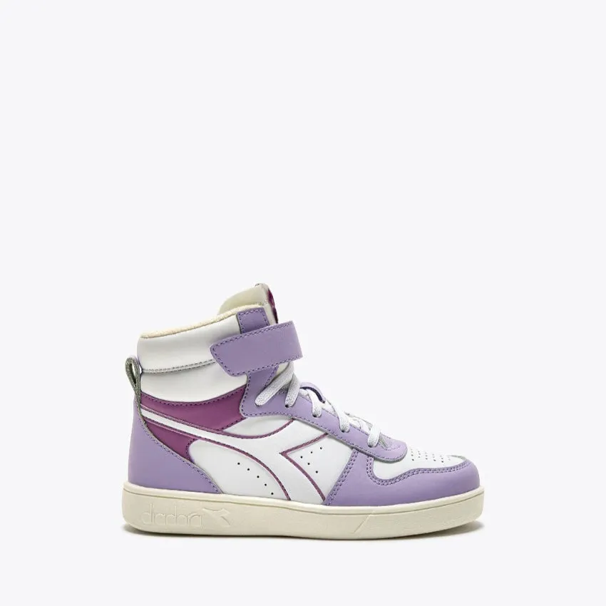 DIADORA SNEAKERS MAGIC BASKET MID PS VIOLA-BIANCO