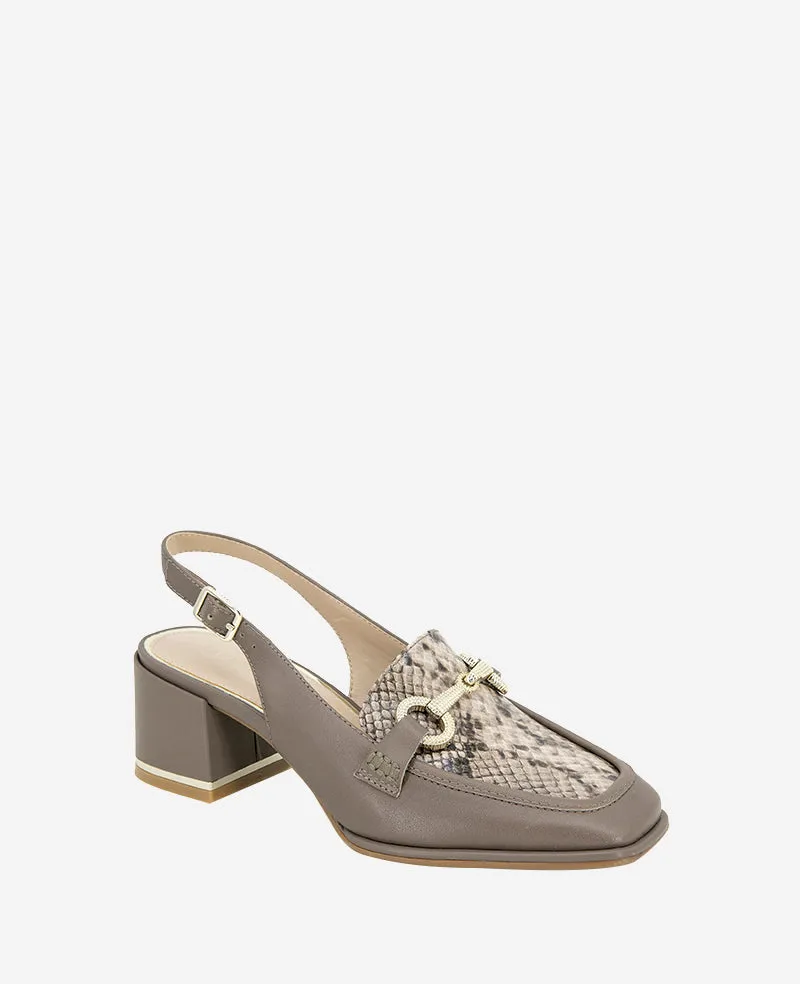 Elina Leather Slingback Loafer