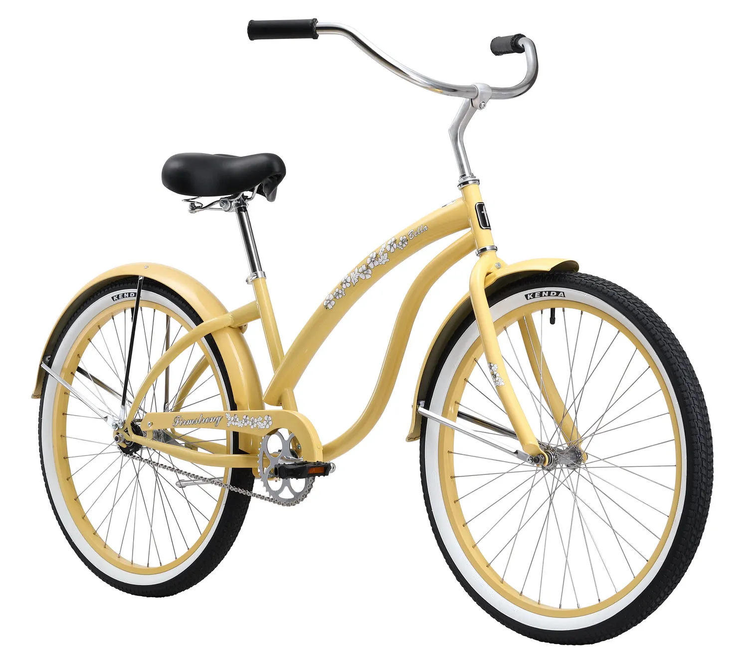 Firmstrong Bella Classic Single Speed - Women's Beach Cruiser Bike