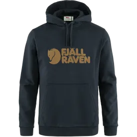 Fjallraven Logo Hoodie - Dark Navy