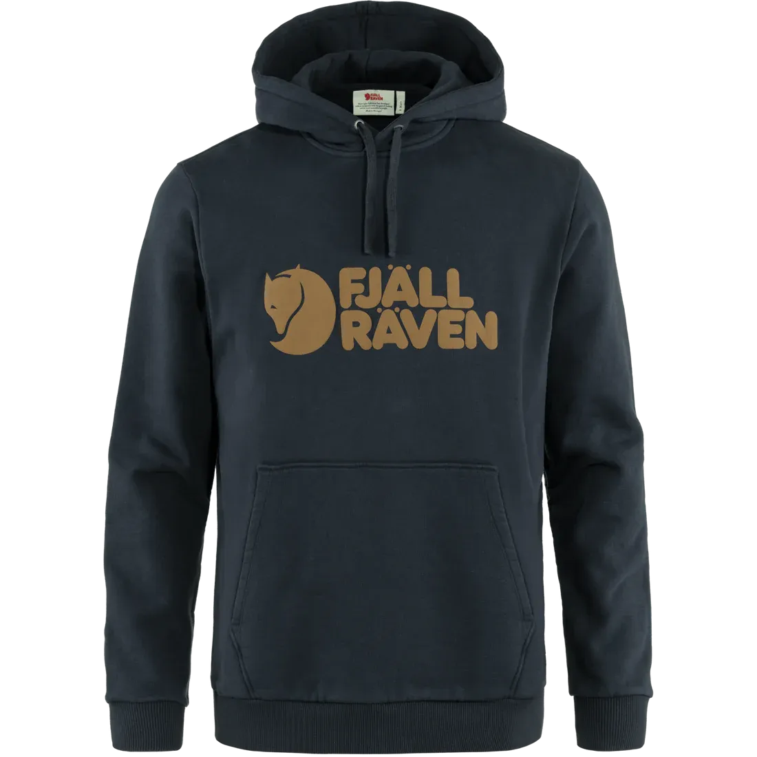 Fjallraven Logo Hoodie - Dark Navy