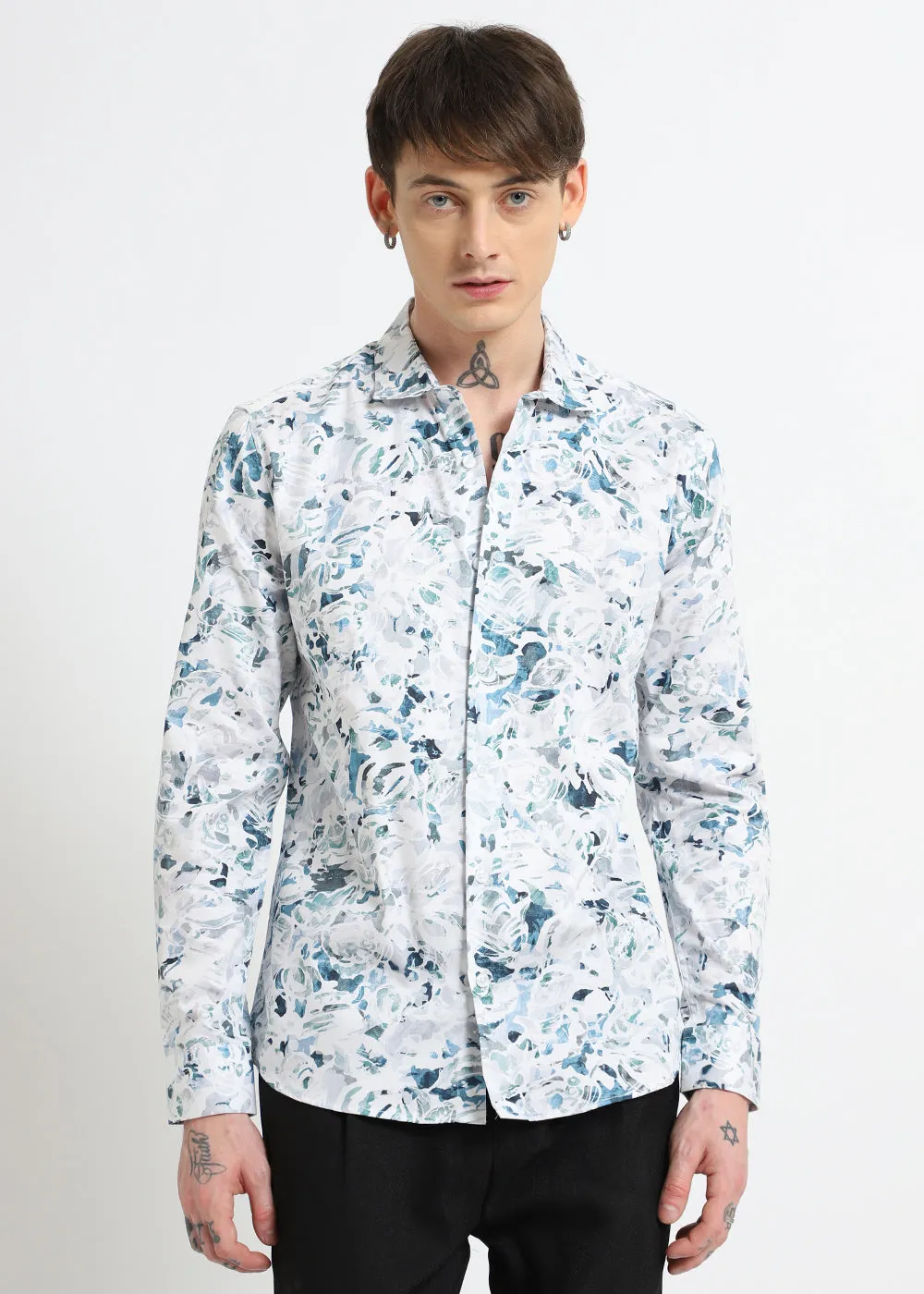 Floral Abstract Printed shirt